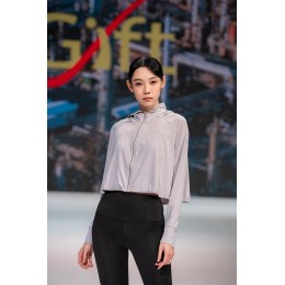 BD-MO-027 設計個性短款風褸 模特試穿 訂製輕便柔軟外套 風褸外套供應商 BD-MO-027 設計個性短款風褸 模特試穿 訂製輕便柔軟外套 風褸外套供應商
